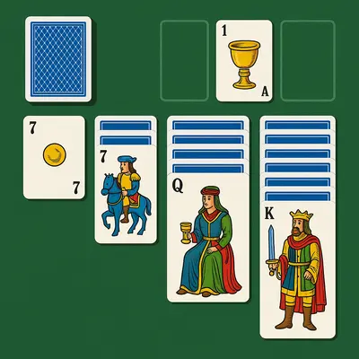 solitario baraja española
