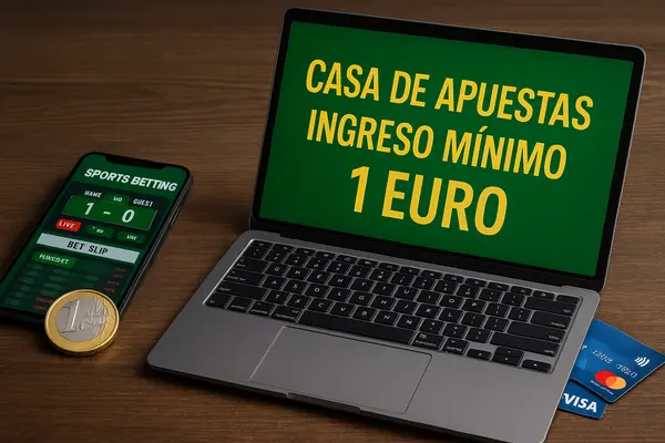casa de apuestas ingreso minimo 1 euro