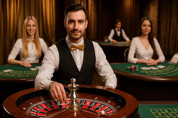 casino con crupiers reales